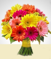 - Mirage: Arreglo Multicolor  de Gerberas