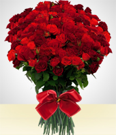 Arreglos Florales - Bouquet de Lujo: 200 Rosas